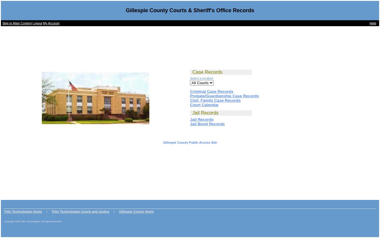 Gillespie County 24-hour release portal verification barrier